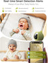Outinput 2K 4MP 360 2-Way Baby Monitor with Camera and Audio, Indoor Security Camera for Home, PTZ, AI Crying & Feeding