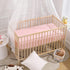 38 24In, 5In SiinvdaBZX Satin Mini Crib Sheets x Silky Soft Mini Portable Crib Sheets Mattress Cover Portable Playard