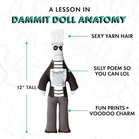 Dammit Doll - Limited Edition Andy Artist-Inspired Stress Relief Gag Gift