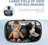 Yidcidu 360 Car Mirror for Baby, Rotatable Adjustable HD Observation Glass, Wide Angle Rear Seat Viewer with ABS Clip