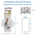 31" 24.2" 1-36 X Extra Long Large Lightweight Toddler Diaper Changing Pad Travel, Cute Design Month Infant Foldable