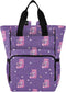 SUABO Powder-colored Bear Cub Hoshiboshi Fuuka Pattern Baby Diaper Bag Backpack Large Bag