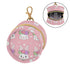 PYBUG Rabbit Round Pacifier Storage Case, Polyester & TPU Lined with Hook Buckle, Pacifier Container Box for Baby