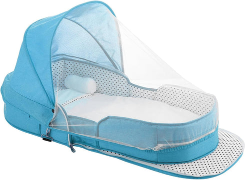 PGONEEE Baby Travel Bassinet Portable Bassinets, Foldable Carry Bag Bassinet Travel Crib, Lightweight