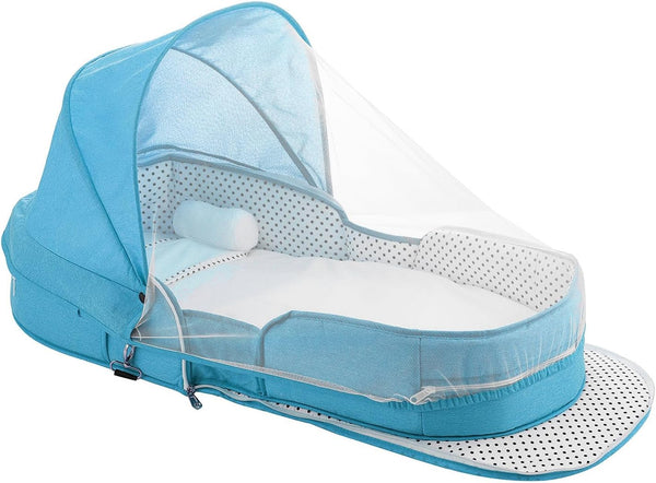 PGONEEE Baby Travel Bassinet Portable Bassinets, Foldable Carry Bag Bassinet Travel Crib, Lightweight