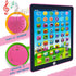 Interactive Kids Learning Pad/Tablet for Preschool Boys & Girls 3-8 Years Old (Pink) - Educational Toy with Music,