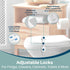 Pack Inaya Complete Baby Proofing Kit - Child Safety Hidden Locks for Cabinets & Drawers, Adjustable Safety Latches