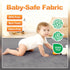 Fengdulong 50"x50" 1.3" Tummy Ultra Soft Baby Play Mat for Floor, Playpen Mat, Thick Memory Foam, Non-Slip Time Mat