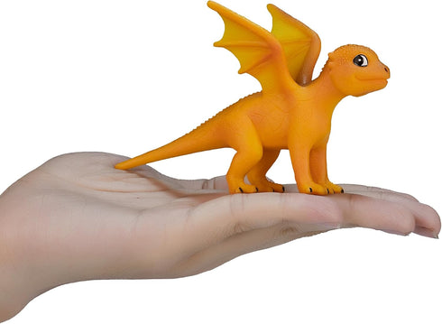 MOJO Baby Fire Dragon - Realistic Fantasy Toy Replica Hand Painted Figurine