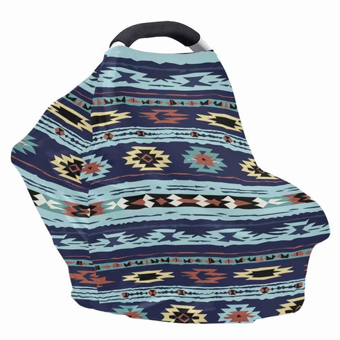 Youngerbaby Western Aztec Nursing Cover Carseat Canopy Car Seat Covers for Babies Mom Breastfeeding Scarf Infant Multi