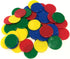 Plastic Counters (48): Gaming Tokens in Blue, Red, Yellow, Green for Bingo, Tiddly Winks, Board Games