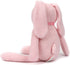 100% Organic Cotton Baby Toys, Pink Bunny Rabbit Stuffed Animal for Newborn, 7.1"