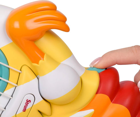 Sunny Days Entertainment Acorn Avenue Musical Chicken Guitar, Toddler Musical Instruments, Percussion Instruments Toy