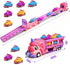 bulucoben 3 4 5 6 2 9 4-6 Unicorn Car Toys for Age Year Old Toddler Girl, Foldable Track & Player Race Mode Game, Light