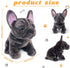 Dog,9" Bulldog Stuffed Animals Realistic Dog Stuffed Animals Soft Cuddly Gray Bulld og Stuffed D og Plush,Puppy Plush