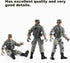 US Army Men and SWAT Team Toy Soldiers Action Figures with Military Weapons Accessories for Kids, 12Pcs
