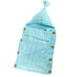 XMWEALTHY Newborn Baby Wrap Swaddle Blanket, Knit Sleeping Bag, Stroller Wrap (Sky Blue, 0-6 Month)