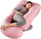 BATTOP Pregnancy Pillows for Sleeping- U Shaped Full Body Maternity Pillow, Pregnancy