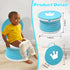 2026 30 Upgraded Portable Potty Chair for Toddlers with Splash-Proof Design, Foldable Travel Potty with Bag & Refills