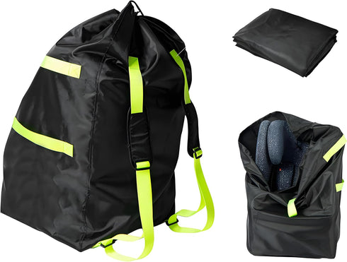 Flylin Car Seat Travel Bag for Airplane,Double Waterproof Oxford Gate Check Bags for