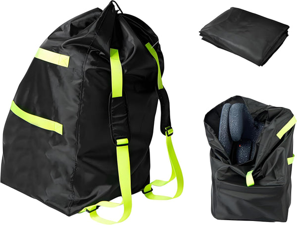 Flylin Car Seat Travel Bag for Airplane,Double Waterproof Oxford Gate Check Bags for