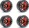 Treal 1.55'' Beadlock Wheels (4P) - Aluminum CNC Machined for 1/18 UTB18 and 1/10 RC Crawler