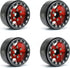 Treal 1.55'' Beadlock Wheels (4P) - Aluminum CNC Machined for 1/18 UTB18 and 1/10 RC Crawler