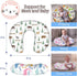 UxCaLuc 1 Custom Nursing Pillow Cover Customize with Name Personalized Nursing Pillow Covers for Breastfeeding Baby