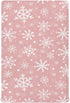 J JOYSAY Christmas Snowflakes Fitted Crib Sheet for Boys Girls Baby Crib Sheet Crib