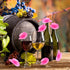 Acxico 10pcs Cute Miniature Pink Cowboy Hats for Doll Dress Up Party Accessories