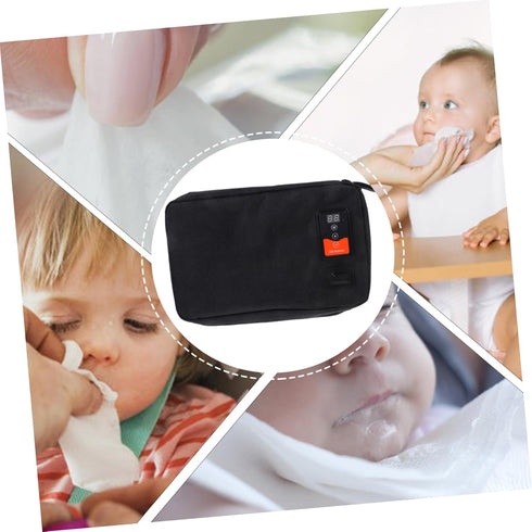 Travel-Friendly Adjustable Temperature Baby Wipe Heater - Portable USB Wipe Warmer