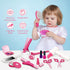 Set, 3-8 RedCrab Kids Beauty Salon Toy Girls Salon Hair Stylist Pretend Makeup Kit Includes Kids Hair Dryer, Comb