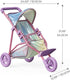 Dreamland Teamson Kids - Magical Baby Doll Jogging Stroller - My Little Girls First Dolls Pram Toy Gift, Iridescent