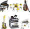 Micro Mini Building Blocks Sets for Kids Adult - 6 Packs Musical