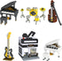 Micro Mini Building Blocks Sets for Kids Adult - 6 Packs Musical