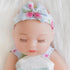 ENA Reborn Baby Doll Realistic Silicone Vinyl Baby 10 inch Weighted Soft Body Lifelike Doll Gift Set for Ages 3+ (slip dress girl, 10 inch)