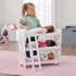 Badger Basket Triple Doll Bunk Bed with Ladder, Bedding, Personalization Kit for 20 inch Dolls - Pink Gingham