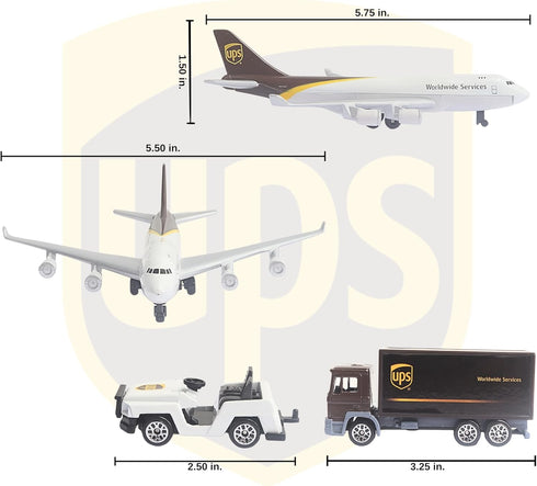Daron UPS Airport Playset, Brown