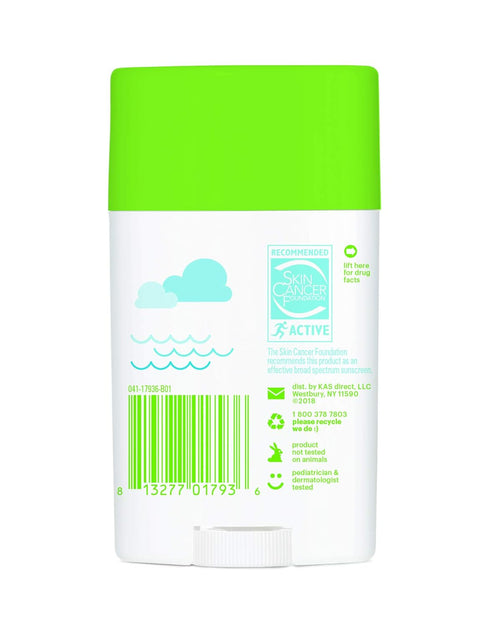 50 |1.6oz (Pack 2) Babyganics SPF Travel Size Kids Sunscreen Stick UVA UVB Protection | Water & Sweat Resistant