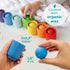 Ulanik Montessori Balls in Cups - Toddler Toys for 1 Year Old, Kids Preschool Wooden Matching Games
