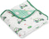 LollyBanks Muslin Baby Blanket 100% Organic Cotton, Muslin Quilt Lightweight, Toddler Blanket