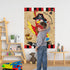 WERNNSAI Pin The Eye Patch on The Pirate - Pirate Party Game with 24 Reusable Stickers & Blindfold
