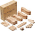 SainSmart Jr. Wooden Train Track 52 PCS, Track Expansion Compatible with All