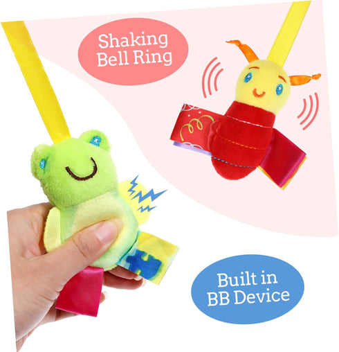 Car Seat Toys, Toys for Car Seat Crib Mobile Bed Around Rattle Bell Cartoon Insect Stroller Hanging Stuffed Wrap Spiral