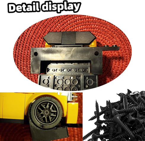 24PCS Wall Mount for Lego Speed Champions Sets - Wall Bracket with Base for Pilot, Black