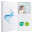 Yoofoss Waterproof Crib Mattress Protector 2 Pack, Quilted Crib Mattress Pad Cover