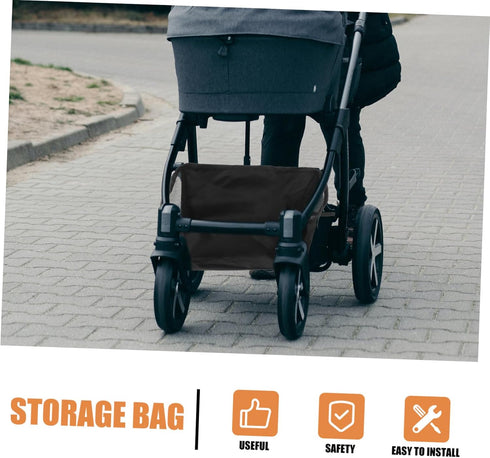 Kisangel Stroller Storage Organizer - Safe Material Pouch for Milk Bottles