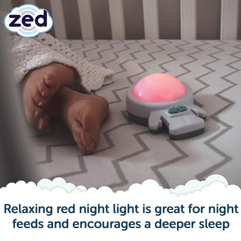 6 Zed by Rockit - Baby Sleep Aid Helps Your Baby Sleep, Vibration Modes and Calming Red Light, Place on Any Mattress