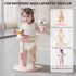 JENPECH Baby Shower Rack Height Width Adjustable Anti-Slip Base Baby Bath Rack Duck Design Portable Toddler Bath Stand