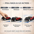 6 Pack Pullback (1:32 - Diecast Cars Antique Classic American Vehicles with Action and Openable Doors, Collectible